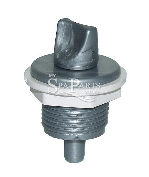 CAL SPA PUMP TOPSIDE AIR BLEED, SILVER | My Spa Parts Store